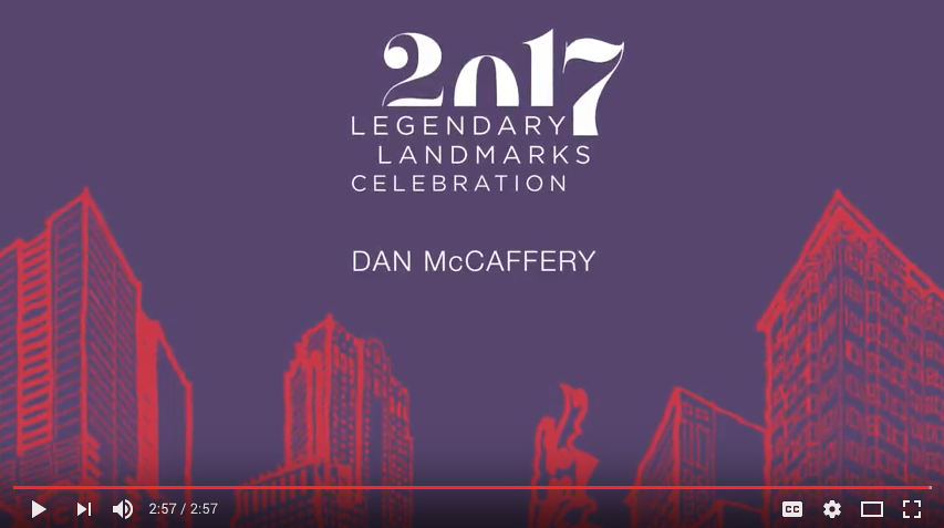 Landmarks Illinois Video for Dan McCaffery Legendary Landmarks Corporate Award