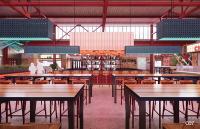 McCaffery Developed Strip District Terminal Novo Asian Food Hall Under Construction