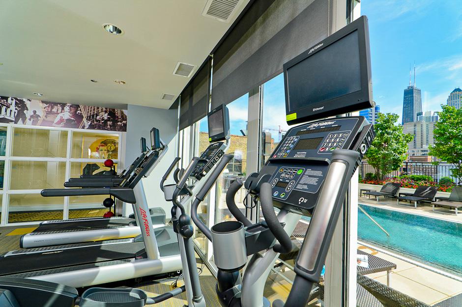 Flair Tower fitness room