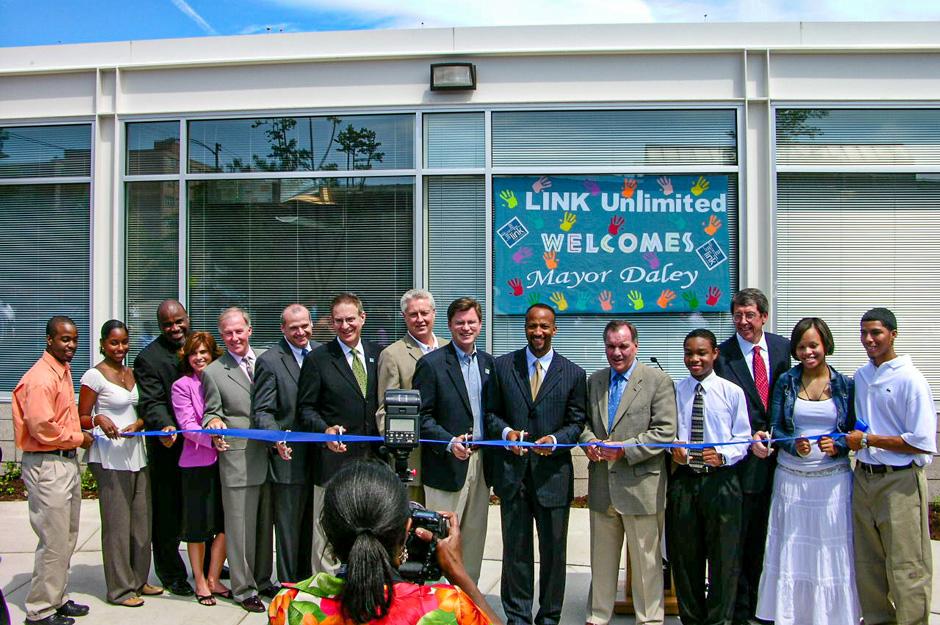 Link Unlimited ribbon cutting