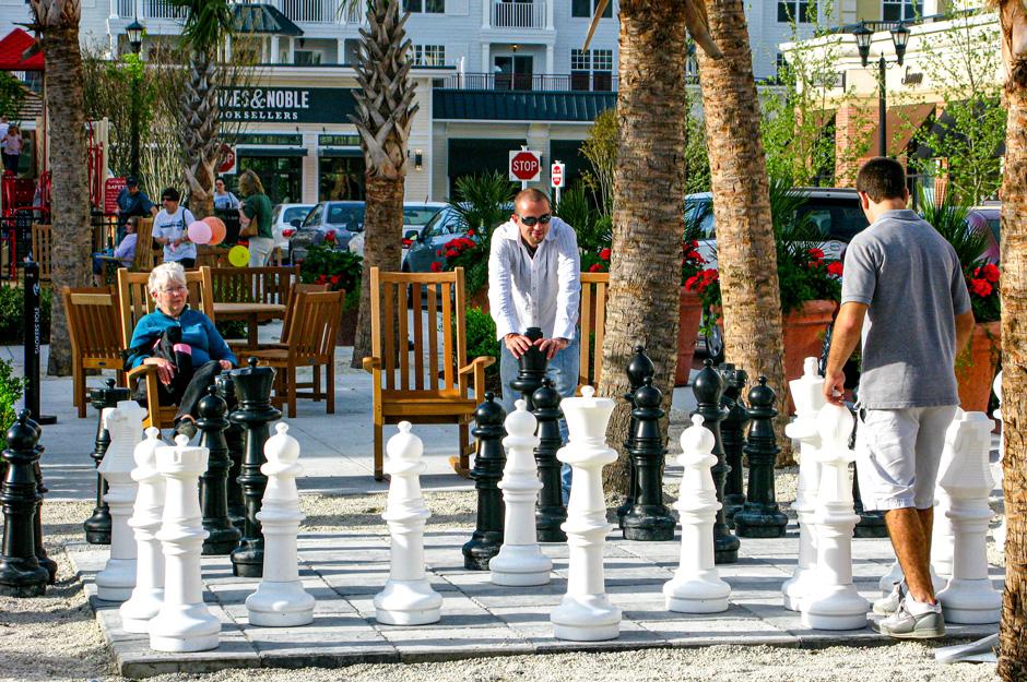 Community Chess at Market Common Myrtle Beach