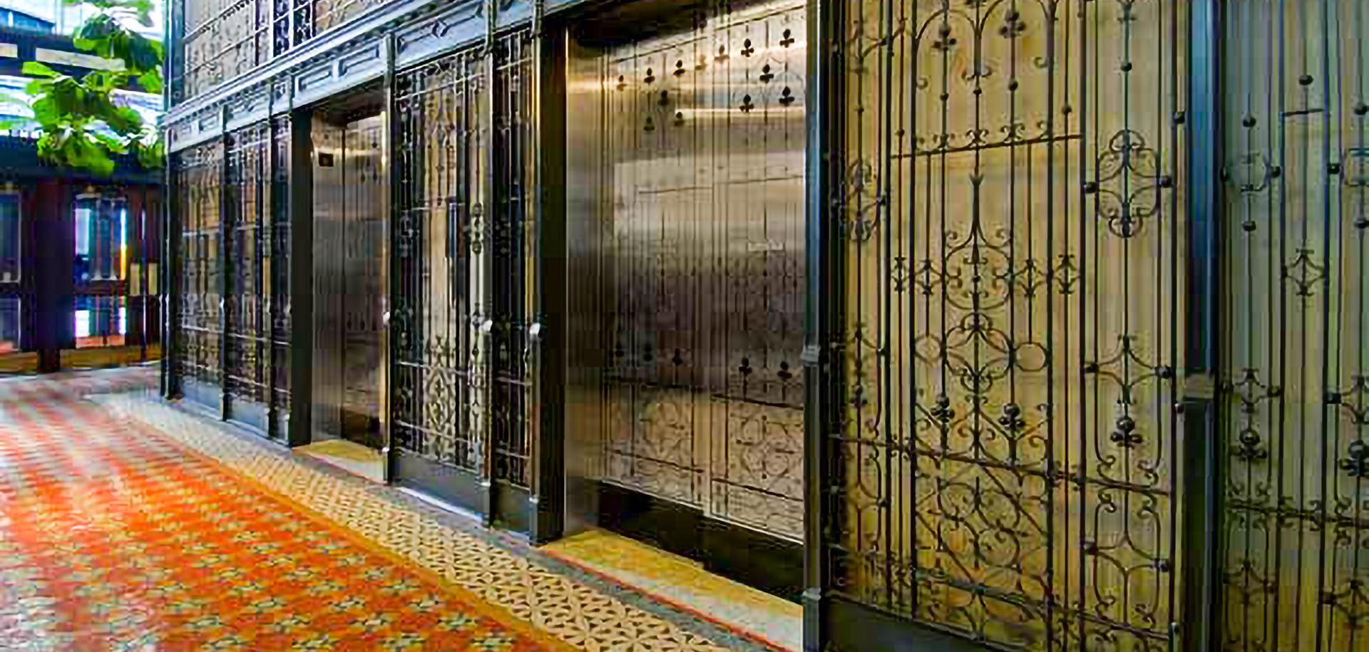 Elevator Grills Reliance Building Hotel Burnham Chicago Loop