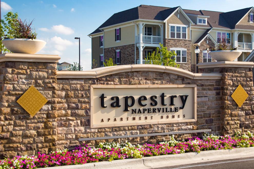 Tapestry Naperville Sign